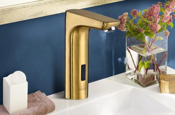 شیر روشویی اتوماتیک چشمی کروم HD118 بلندا - تصویر 2