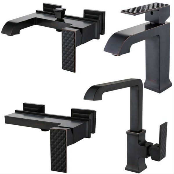 ست کامل شیر آلات هوآیی مدل پاردنون طلایی - تصویر 2